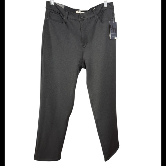 Nine West Denim - Nine West Black Straight-Leg Pants size 10 new